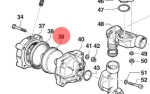 Суппорт диафрагмы Comet 0460 0036