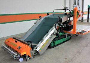 Самоходный гусеничный комбайн для сбора салатов Ortomec 7200 Herbex