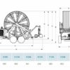 Оросительная катушка с мотопомпой Ocmis VIR6M