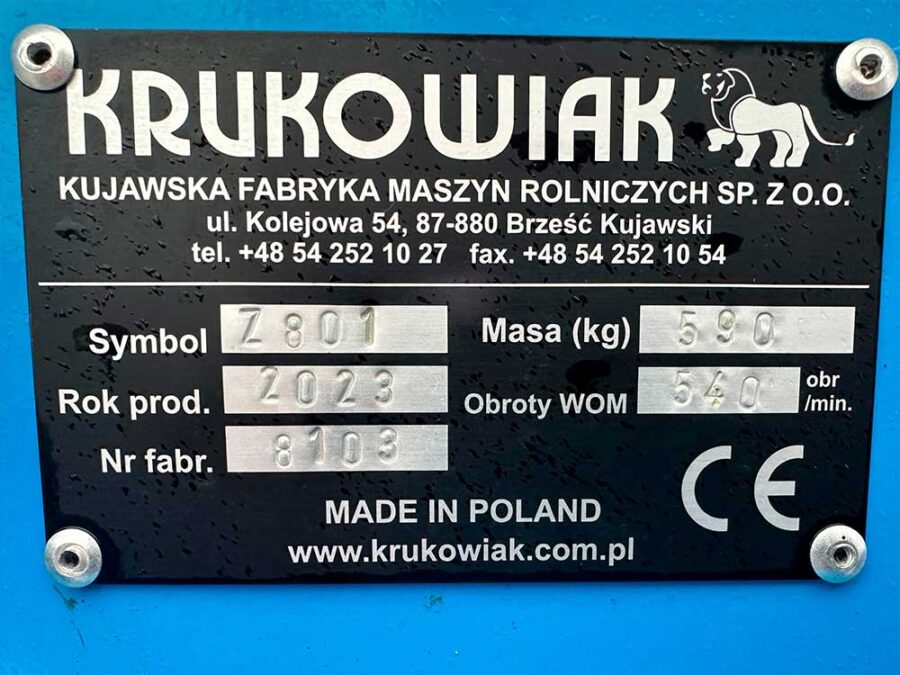 Машина для обрезки перьев лука KRUKOWIAK модель Z801