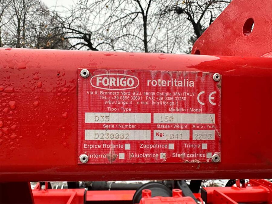 Грязеобразователь Forigo D35-150 с механическим катком